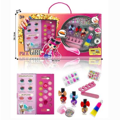 صورة مجموعة مكياج LOL للأطفال، مصممة خصيصًا للأعمار 3 سنوات فما فوق.